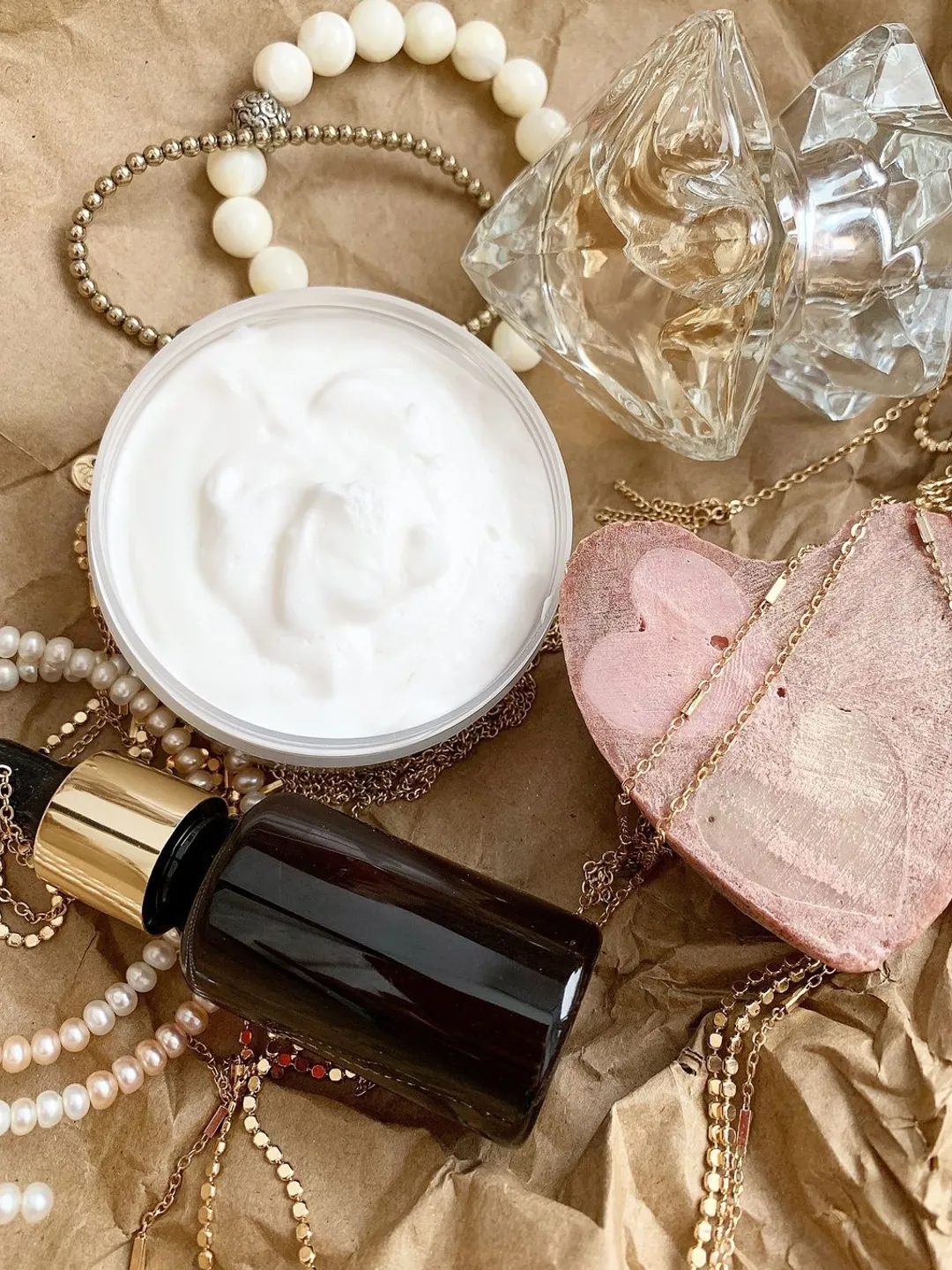 Set soap cream serum