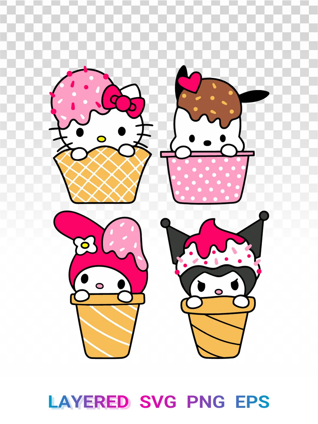 可愛いウサギのアイスクリームイラスト」のベクター画像素材（ロイヤリティフリー） 2210465369 | Shutterstock, image size:1080x1440