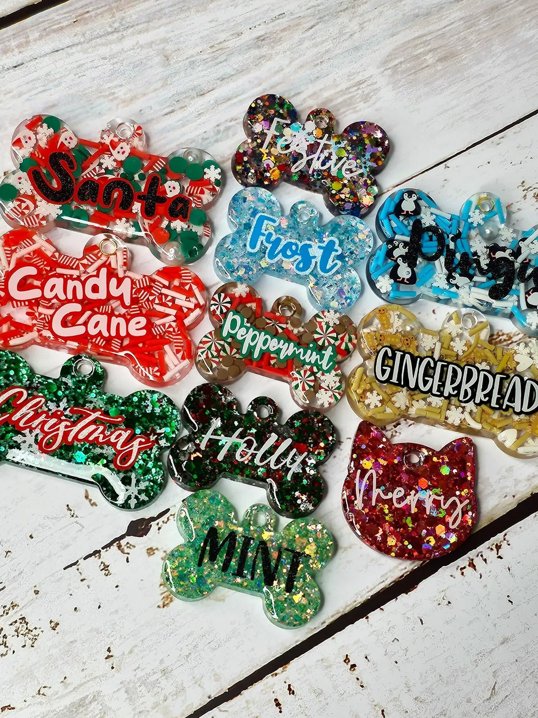 Christmas Pet Tags