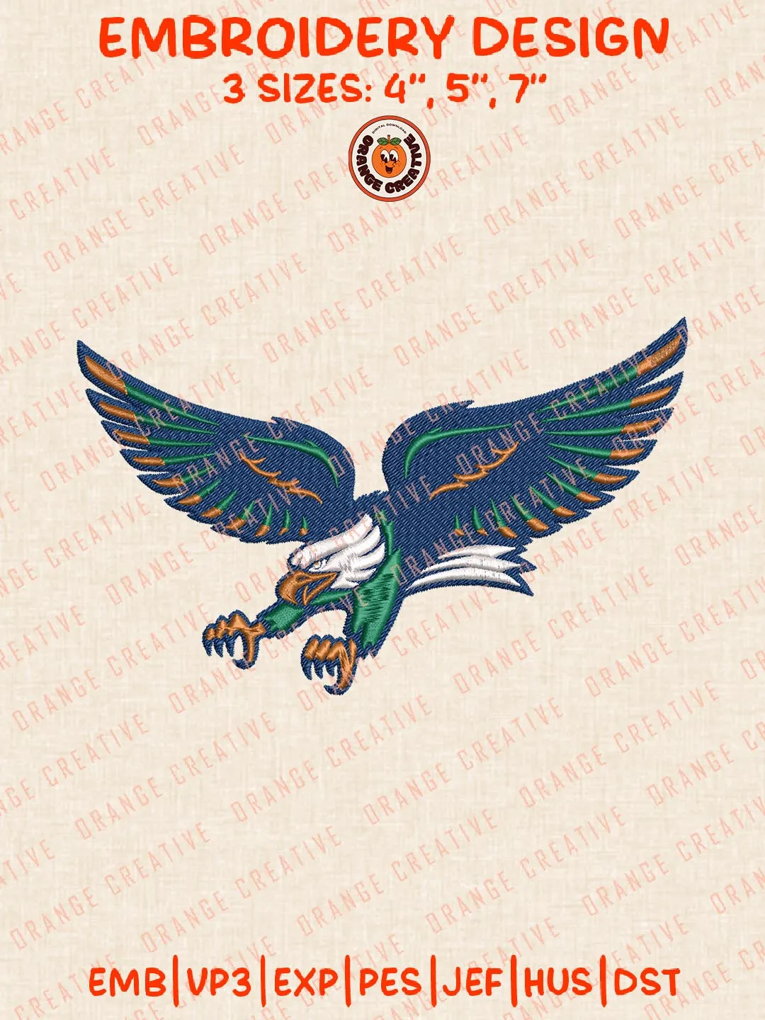 North Texas Mean Green Embroidery Design Files, NCAA Logos Embroidery Designs, NCAA Machine Embroidery Files, 3 Sizes, Custom Sizes, Instant Download