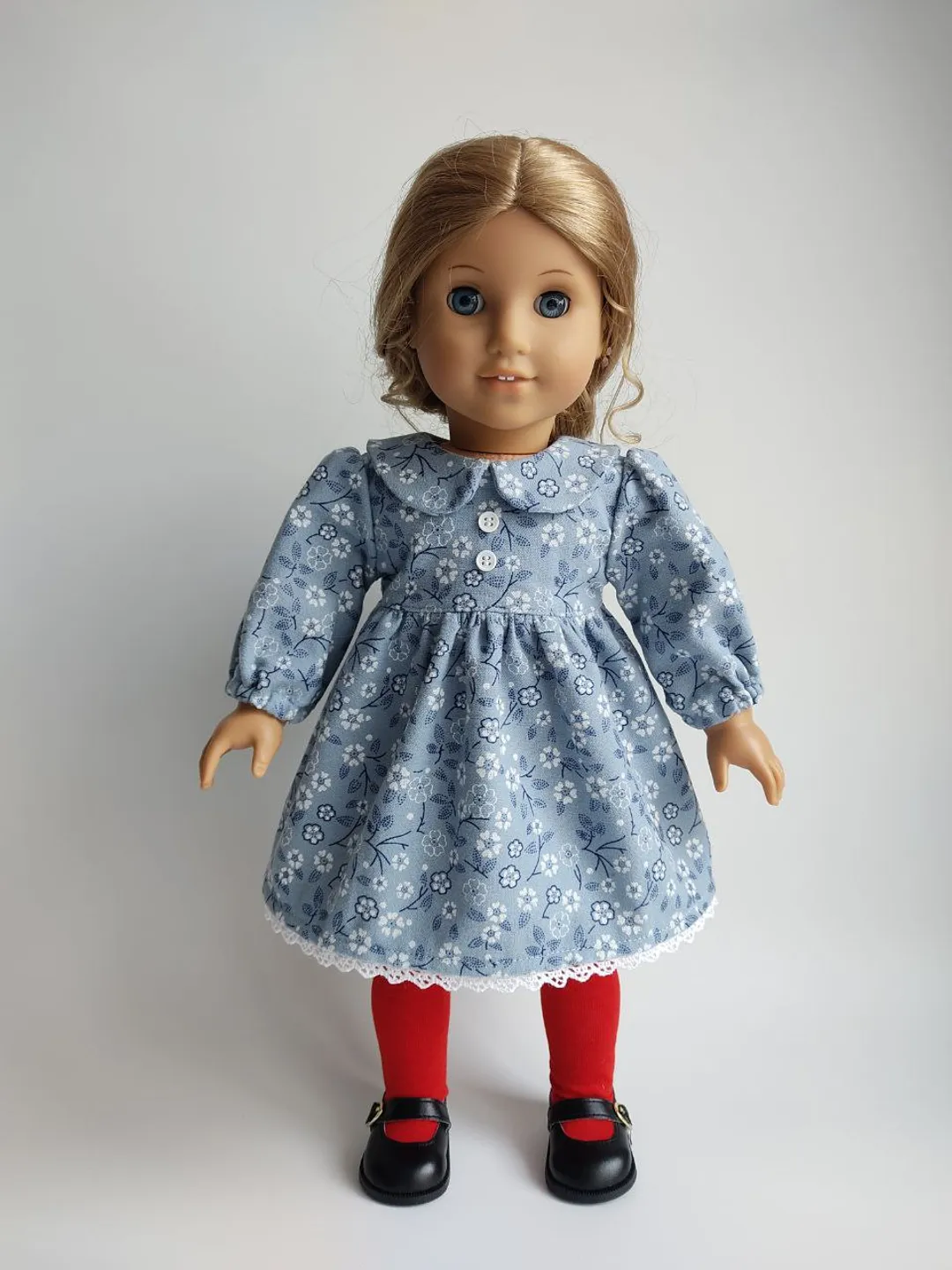 PDF sewing pattern for American Girl dolls.