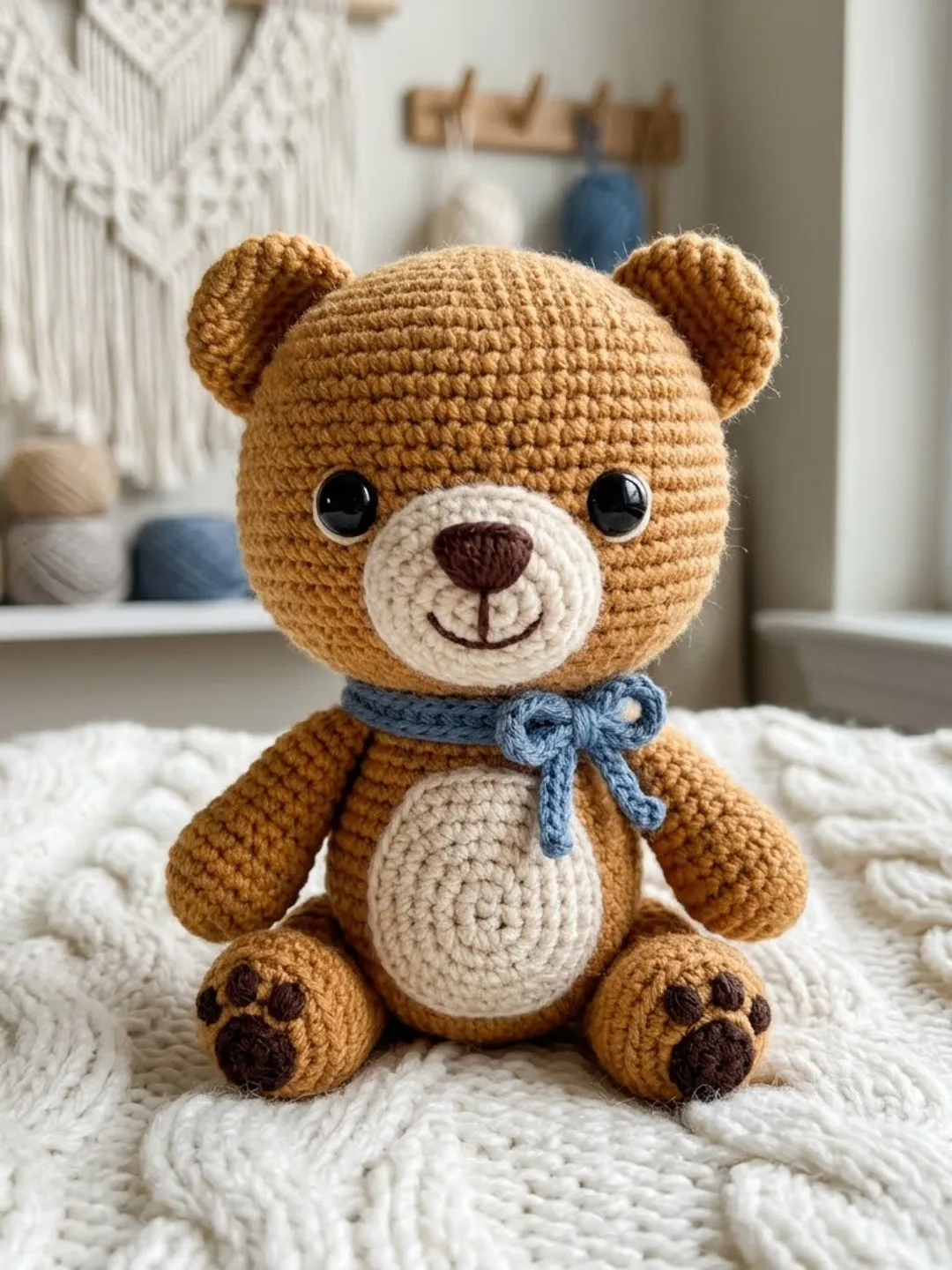 Sleepy Baby Bear Crochet Pattern PDF – Cute Amigurumi Bear