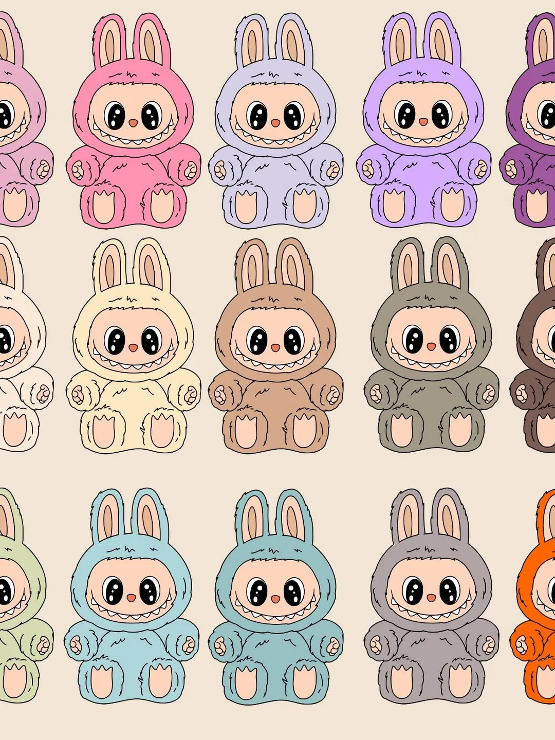 Labubu +120 Designs PNG Mega Bundle, Labubu Clipart, Labubu PNG,Cute ...