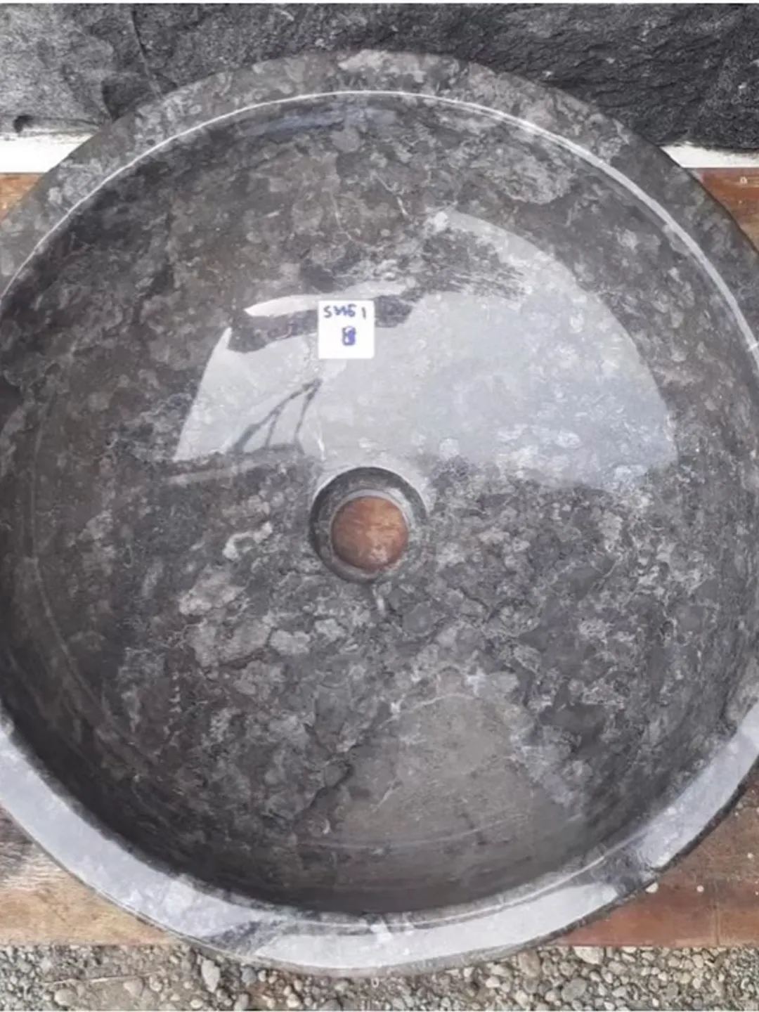 Natural marble shell