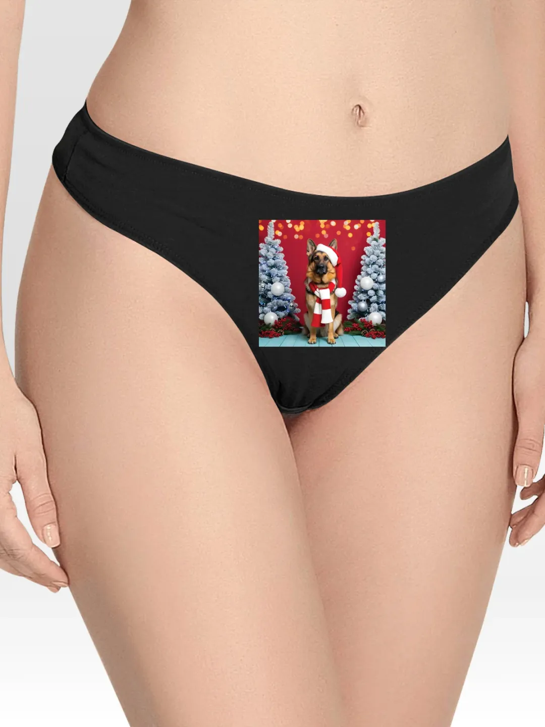 New Year's Shepherd Lingerie Thong