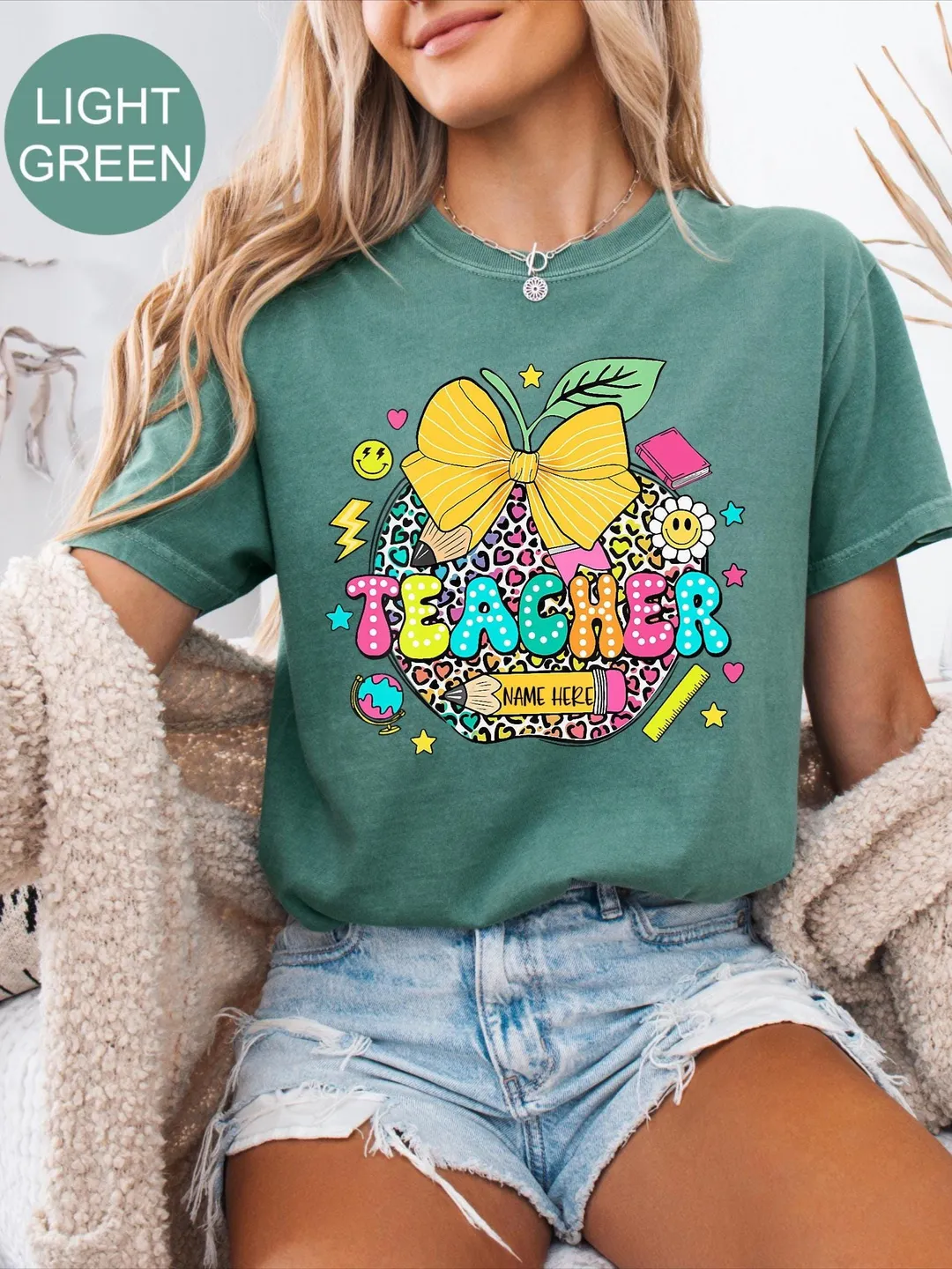 Comfort Colors Custom Teacher Shirt: Back to School Team Tee