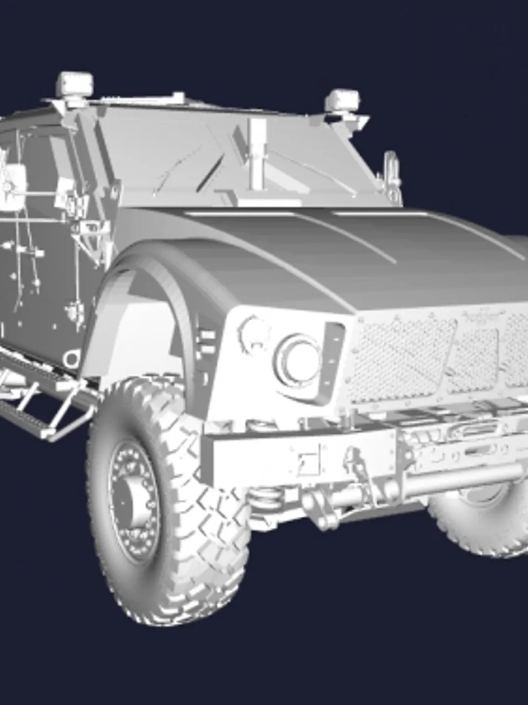 Beauty 1 3d Model Car STL 3D Printing Upgraded M-ATV