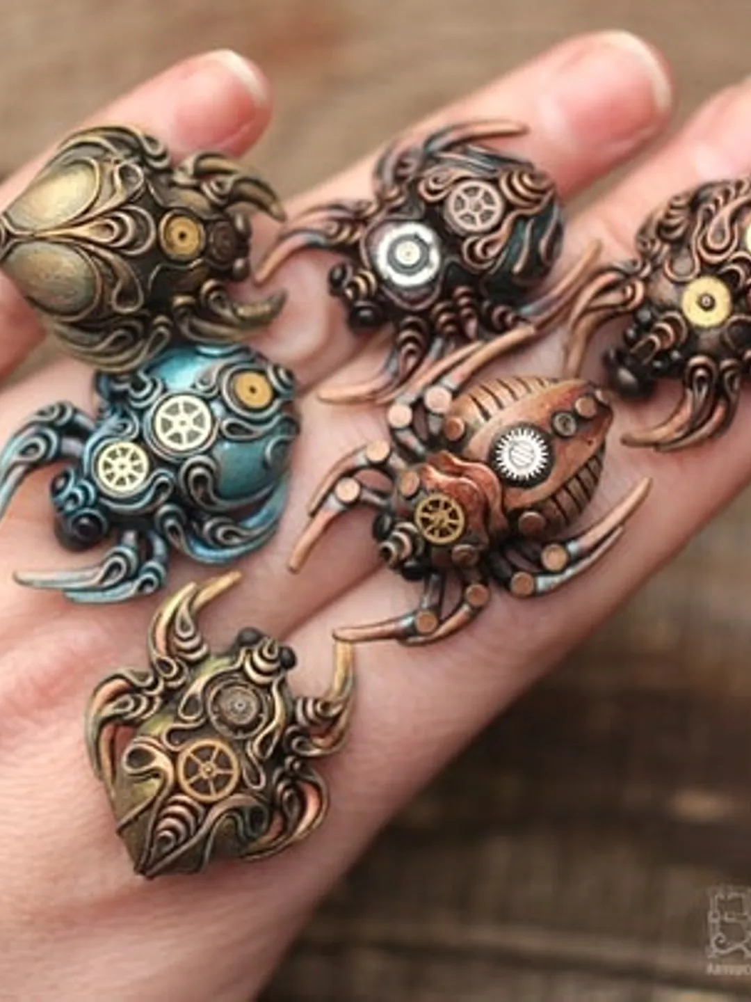 A brooch of the spider