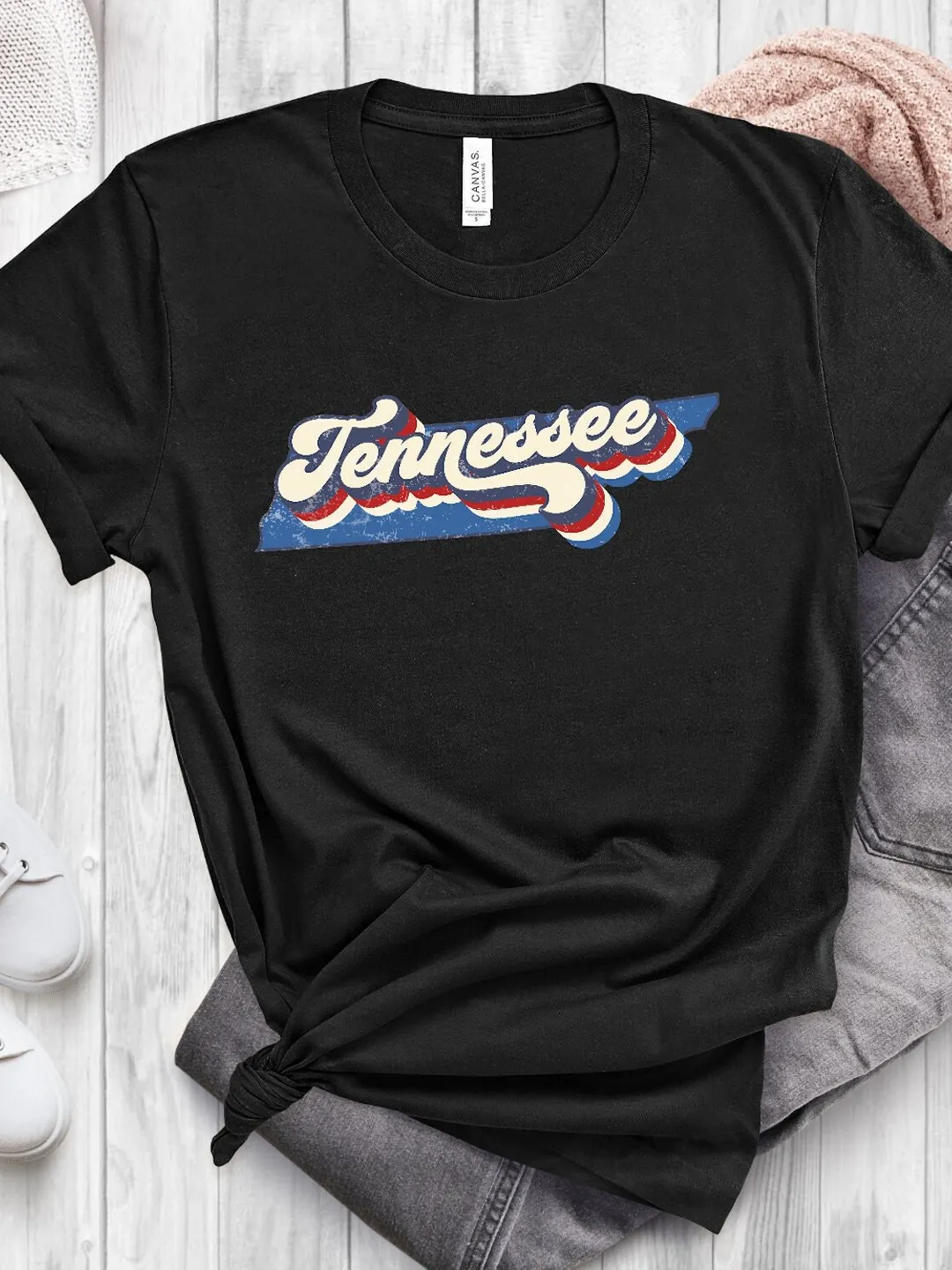 Vintage Tennessee Shirt: Retro State Pride, Unisex Cotton Tee