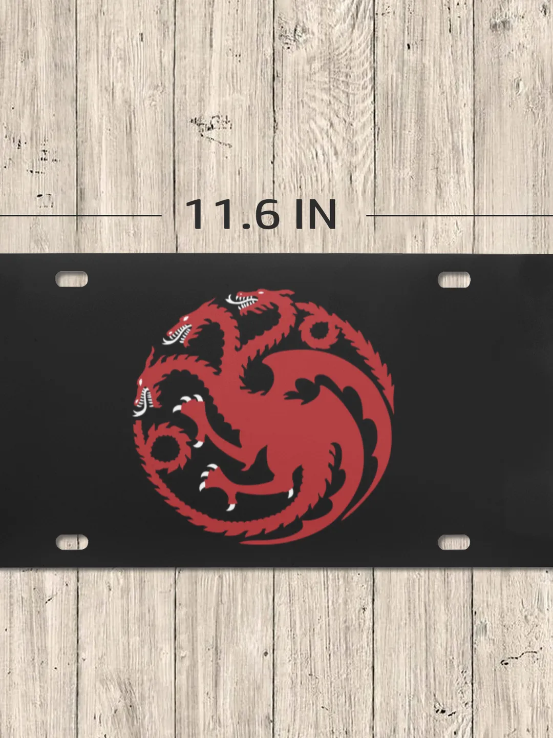 Targaryen Dragon License Plate