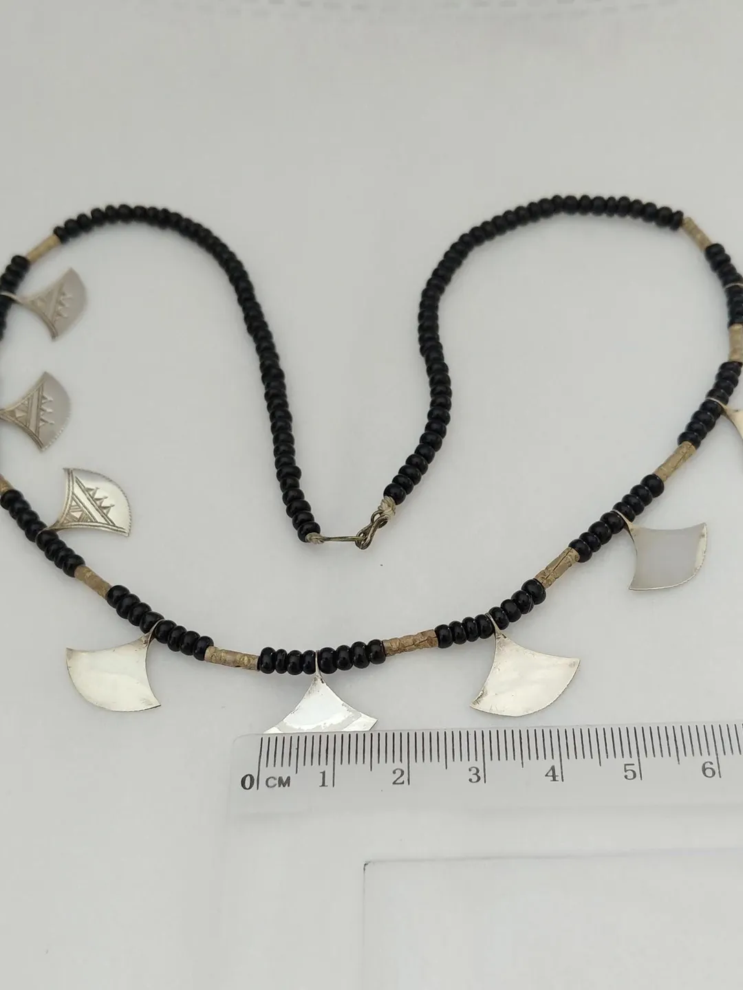 Vintage Tuareg Necklace Sterling Silver: Moroccan Pendant Berber
