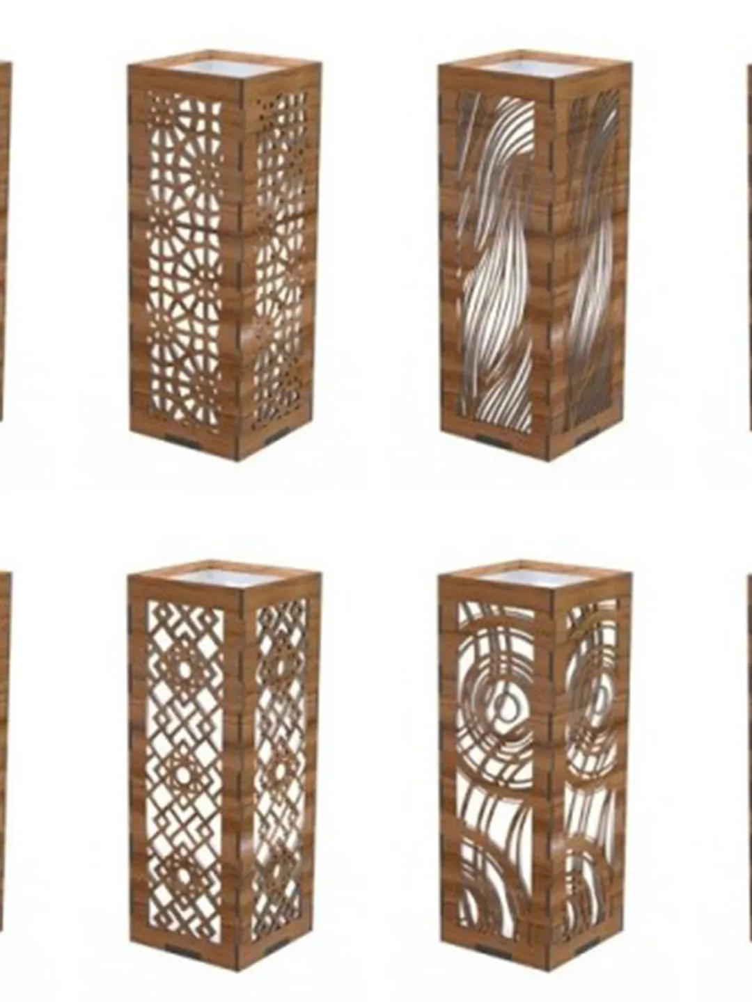 Digital Template Cnc Router Files Cnc Lamp Files for Wood Laser Cut Pattern