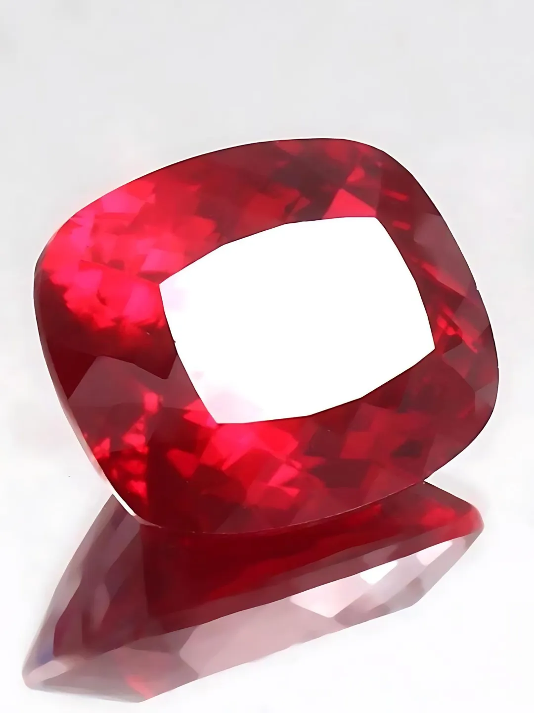 Natural Burma Red Ruby Cushion 10–12 Ct | AAA Gemstone for Jewelry ...