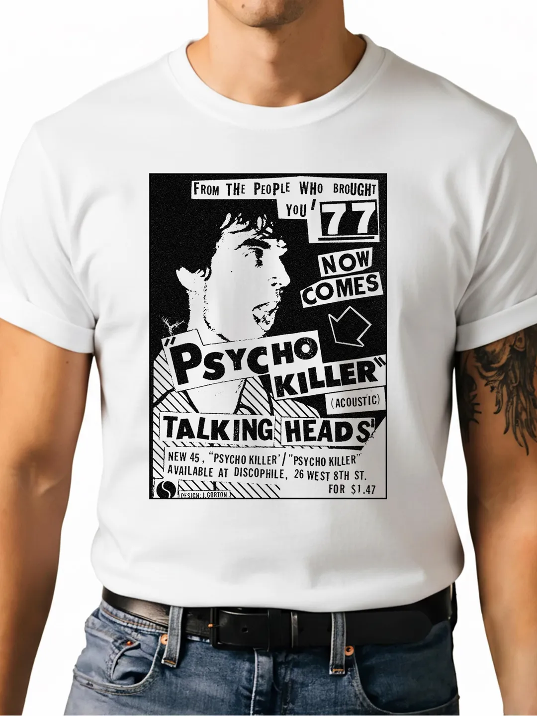Vintage Talking Heads Shirt David Byrne Big Suit Stop Making Sense Tee