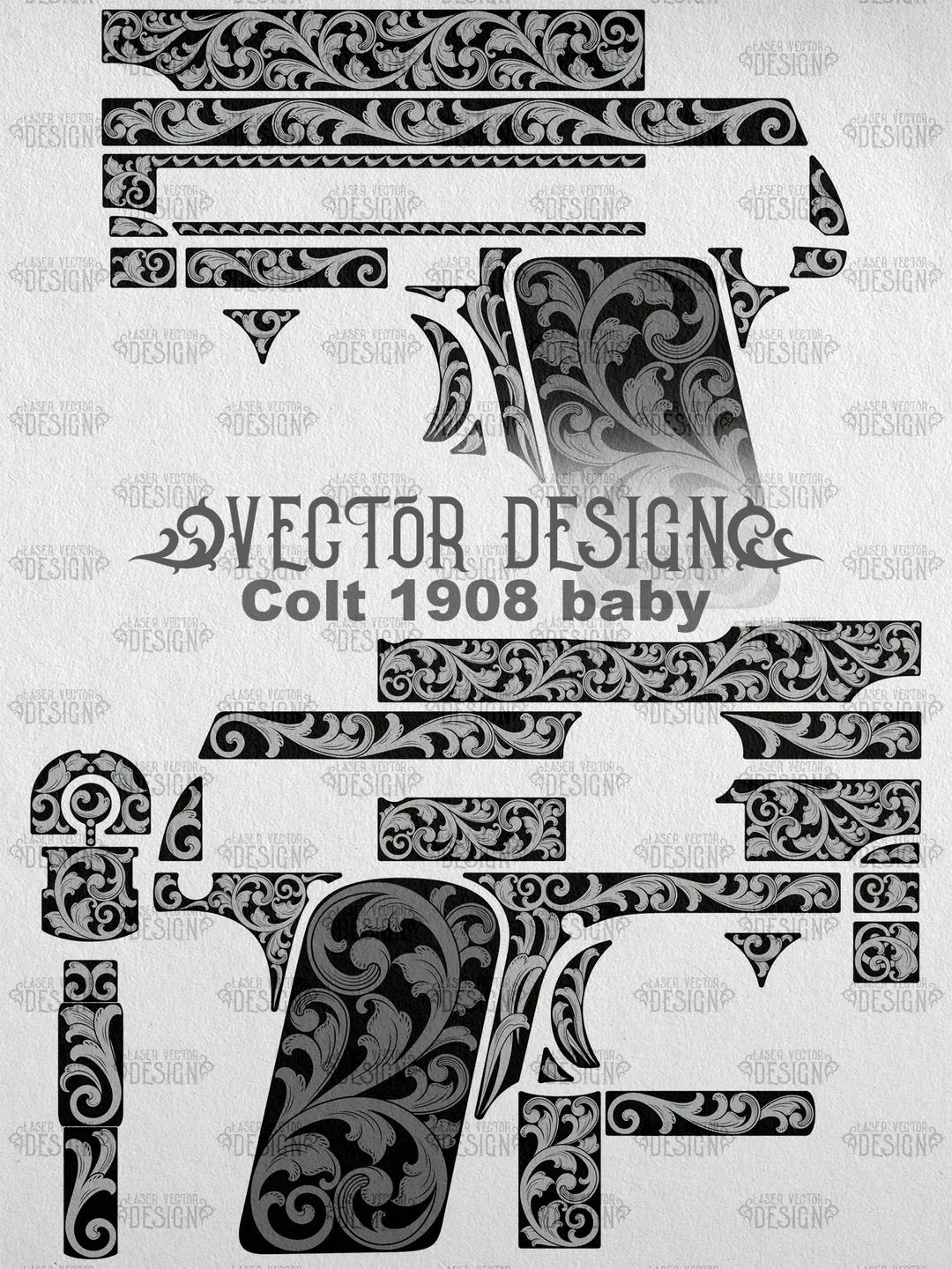 VECTOR DESIGN Colt 1968 Junior Classic Scrollwork