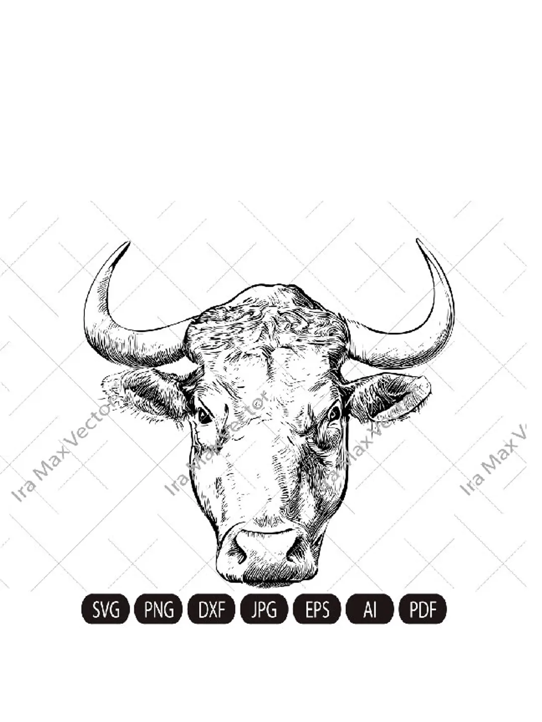 Bull Svg, Bull head svg, Bull svg, Rodeo svg, Bull face svg, Bull clipart, Cowboy bull svg, cow svg, Cow head svg, Cow face, Angry bull svg