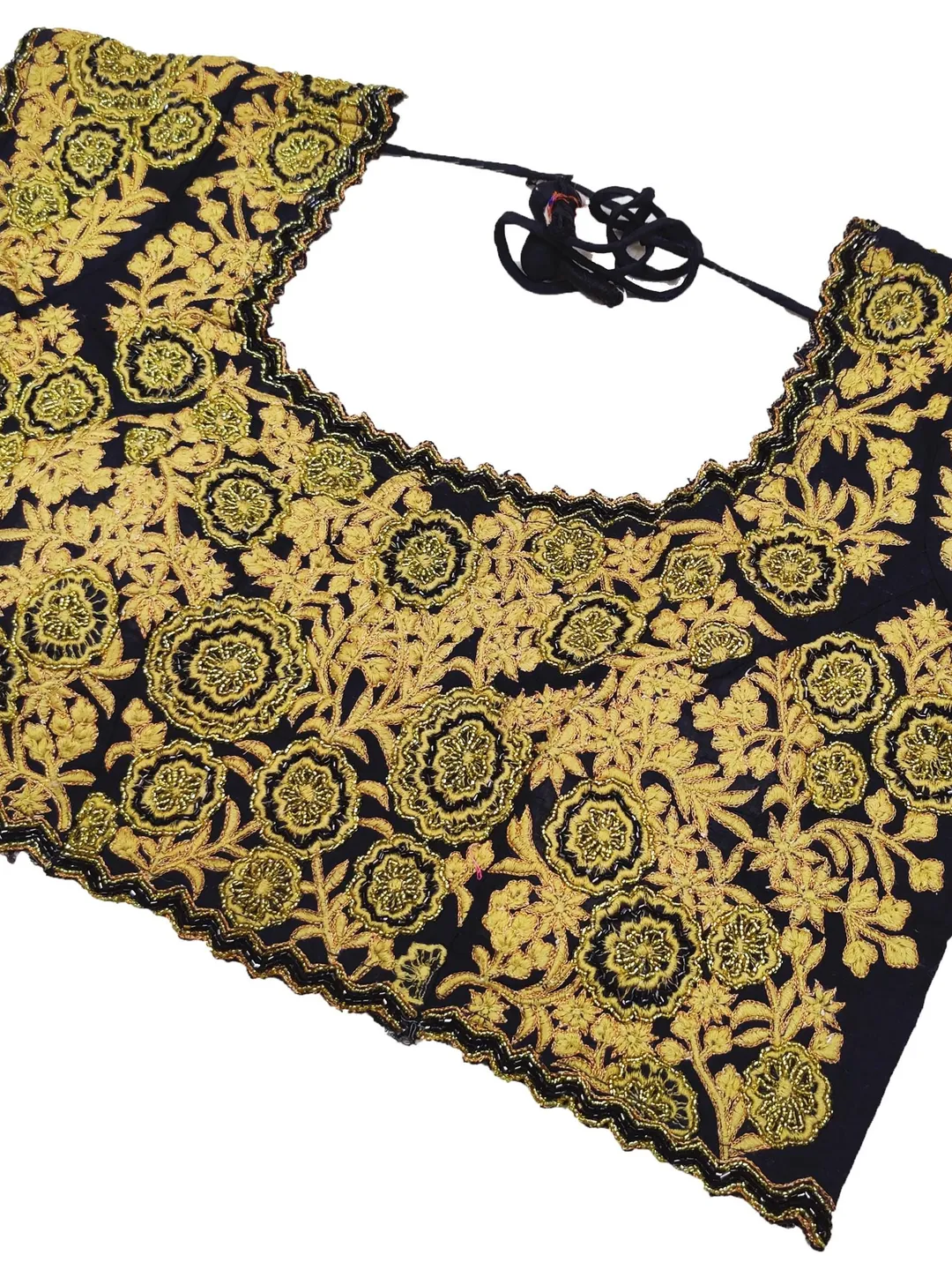Vintage Banjara Choli Top with Sequin Work - Bohemian Ethnic Wedding Party Wear For Women