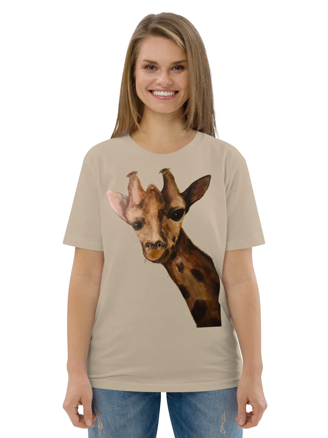 Girrafe Unisex organic cotton t-shirt