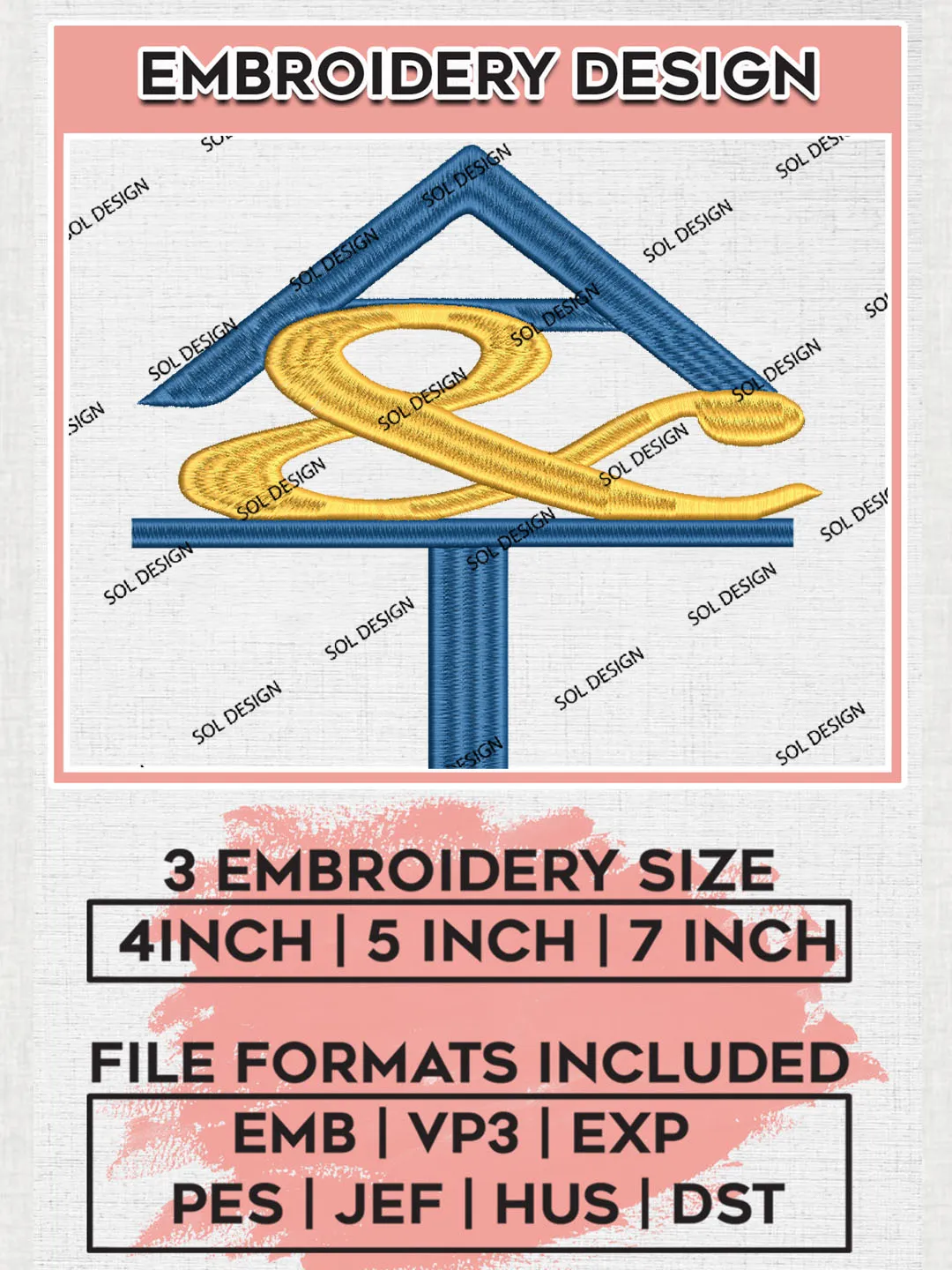 NCAA A&T Aggies College Football Team Logo Embroidery Design Files, NCAA North Carolina A&T Aggies Machine Embroidery, NCAA Teams, Game Day, 3 sizes, NCAA Machine embroidery designs, Digital Download