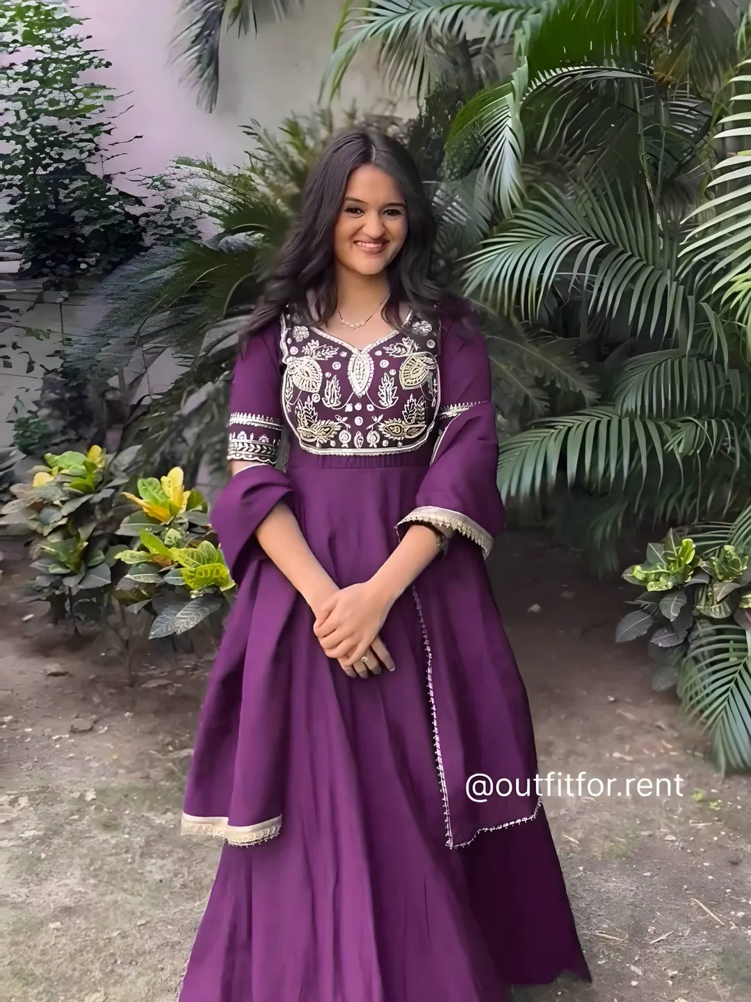 cotton silk anarkali dresses Multi-coloured Cotton Silk Patola Anarkali Dress