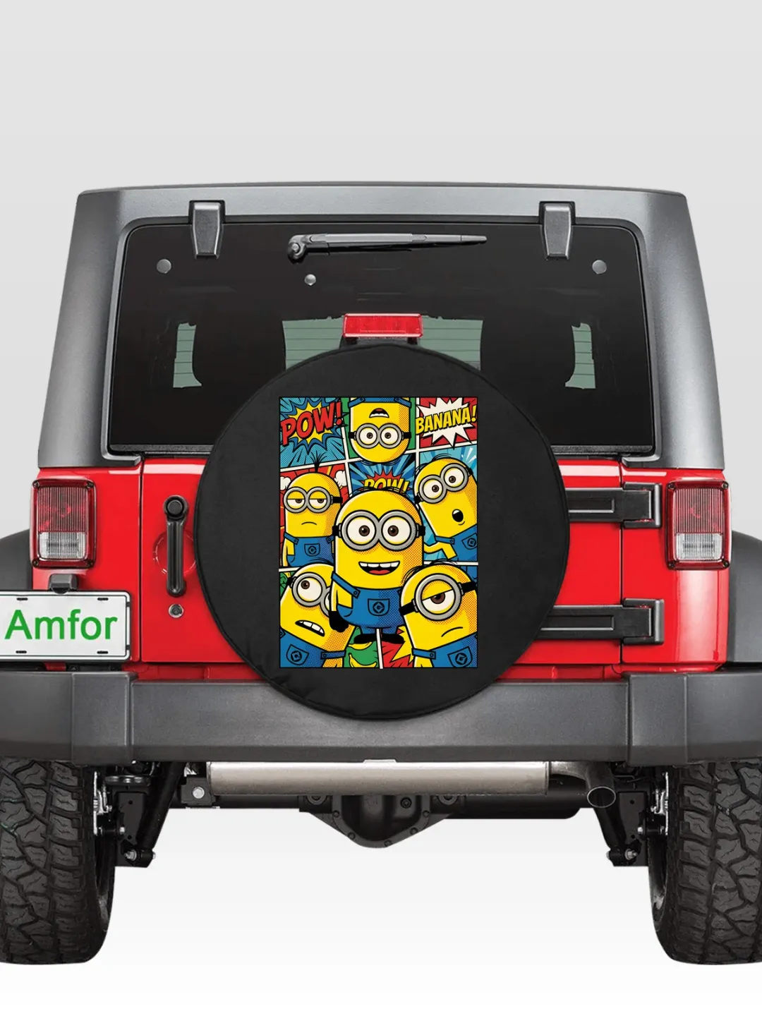minion Y2K Spare Tire Cover