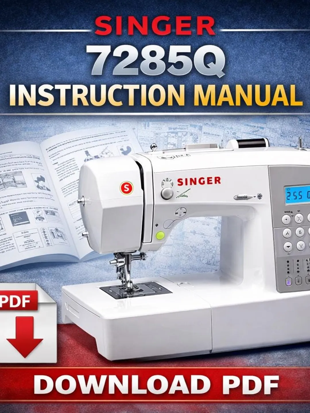 Singer M3220 - Mechanical Sewing Machine Manual (PDF Download)