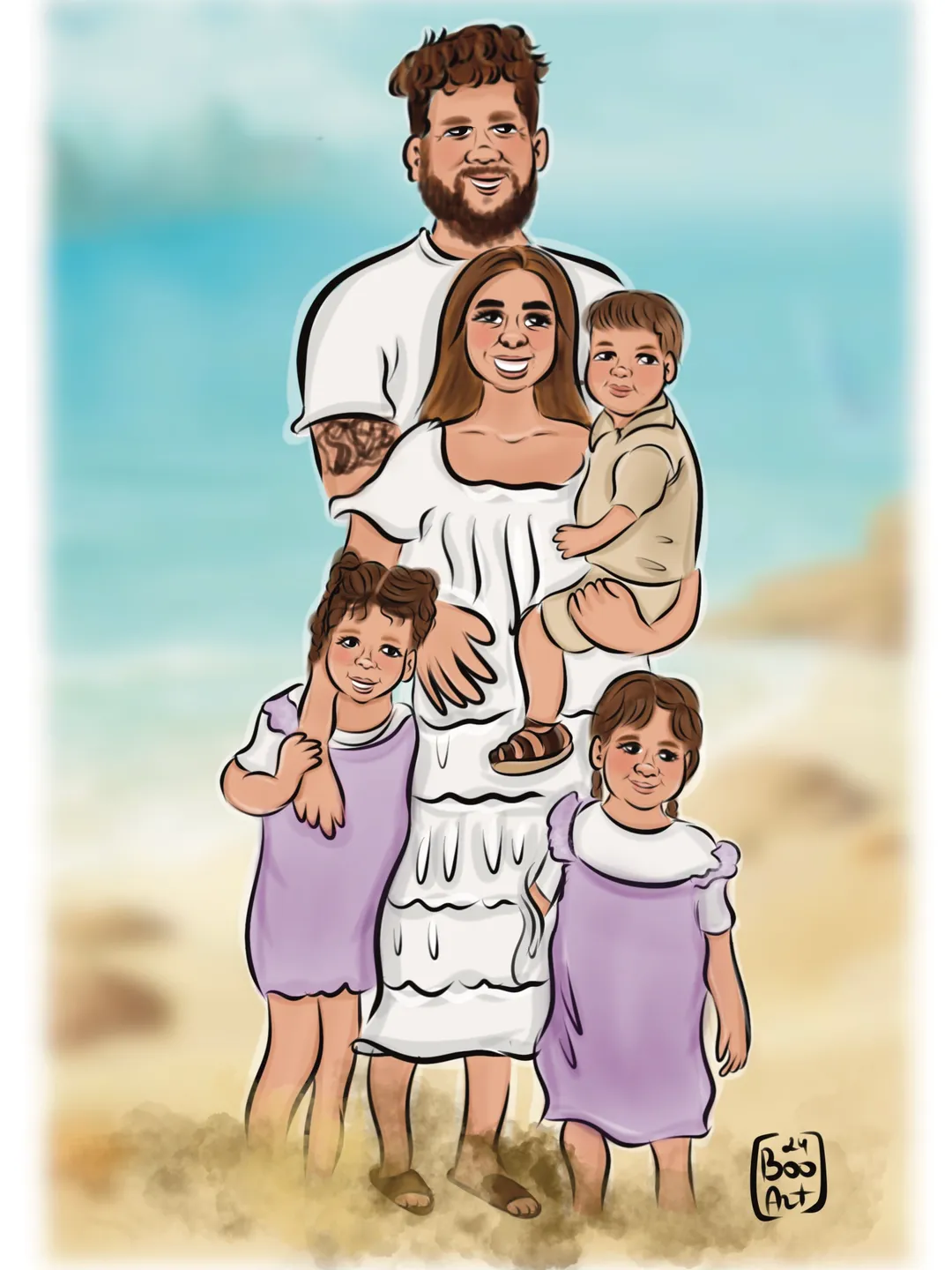 Caricature/Colour/Valentines Caricature Portrait/Digital Drawing/Drawing From Photo/Custom Gift/wedding Colour Drawing/quirky/Unique gift