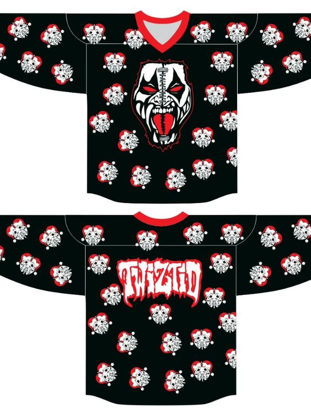 Twiztid split face sublimated jersey