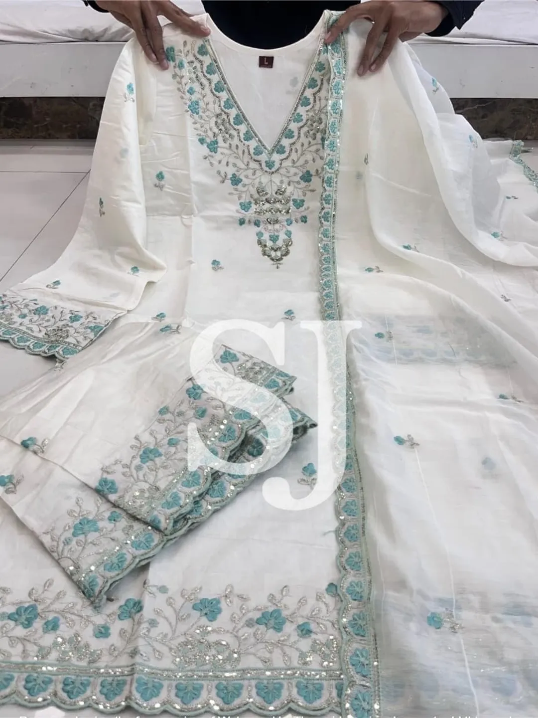 Pakistani Embroidered Sequence Work Salwar Kameez Readymade Indian Festival Wedding Wear Kurta Pant Set With Designer Dupatta Salwar Suits