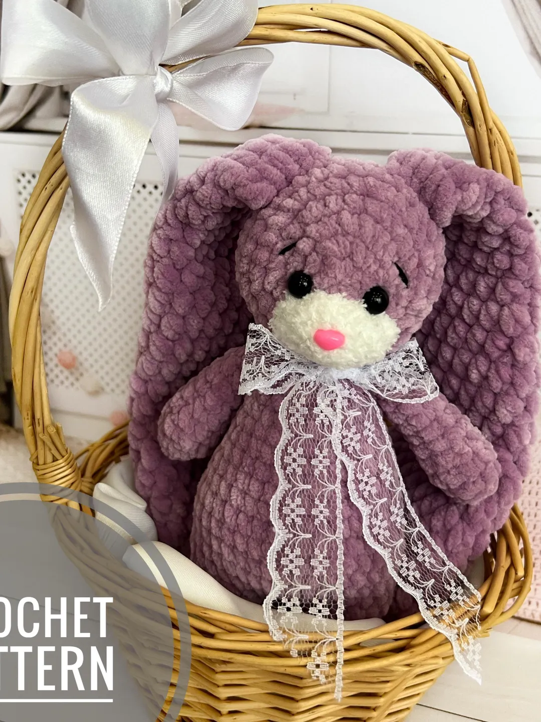 CROCHET PATTERN Bunny toy Easter bunny toy Cute Bunny toy Amigurumi tutorial PDF