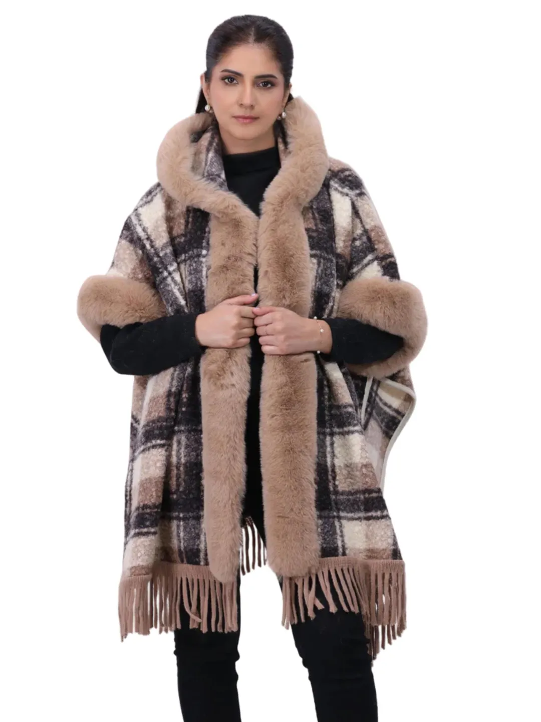 Woolen Cape Shawl for Women | Gift For Her