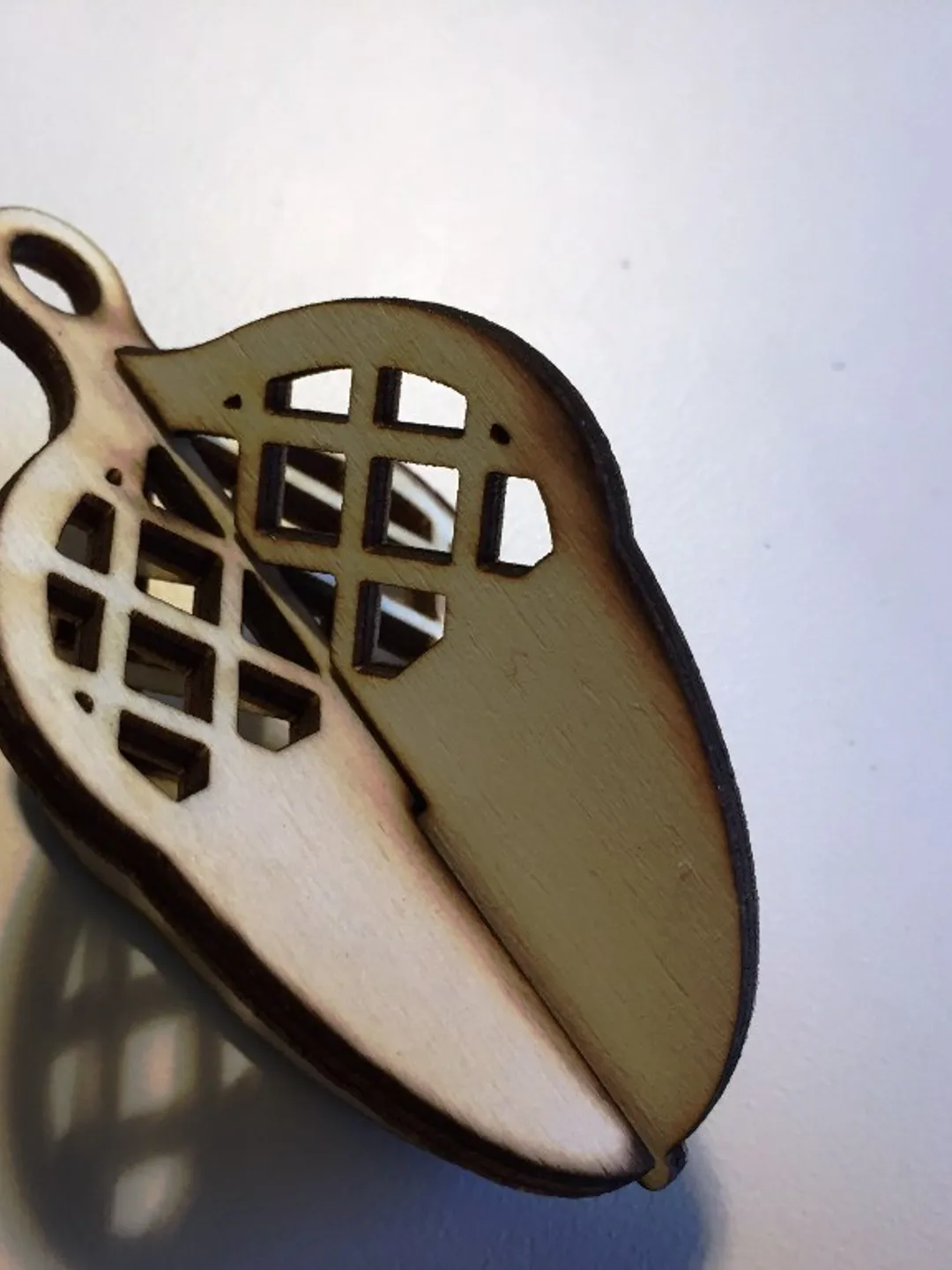 Digital Template Cnc Router Files Cnc Acorn Christmas 3mm Files for Wood Laser Cut Pattern