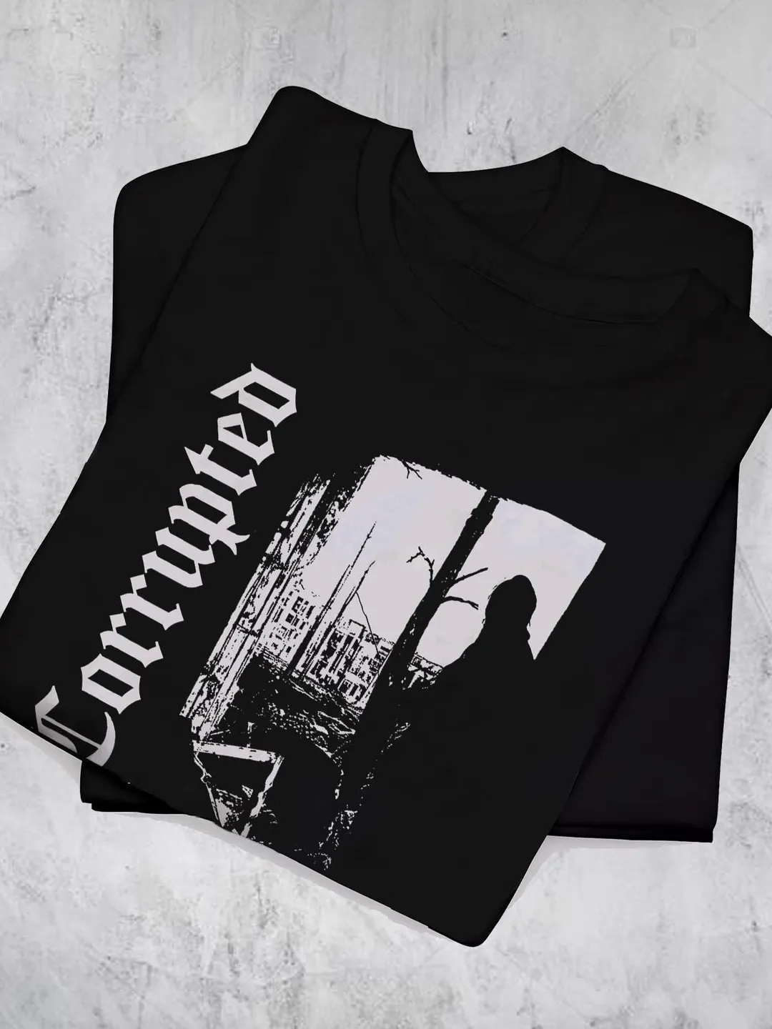 Corrupted Japanese Sludge Metal Band T-Shirt Dark Tee