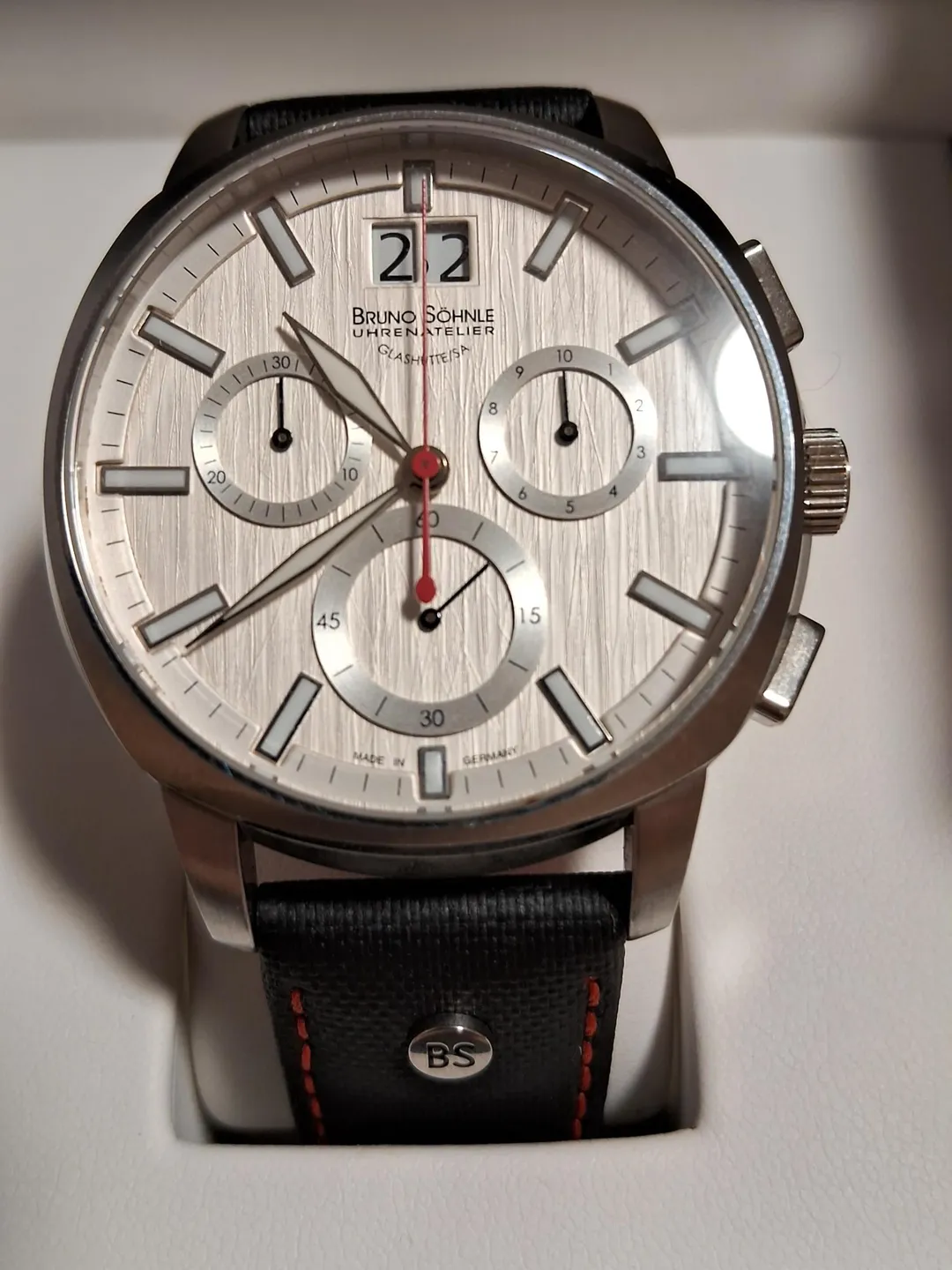 Bruno Söhnle Chronograph Watch – Ronda 8040.B, Glashütte, Sapphire Crystal