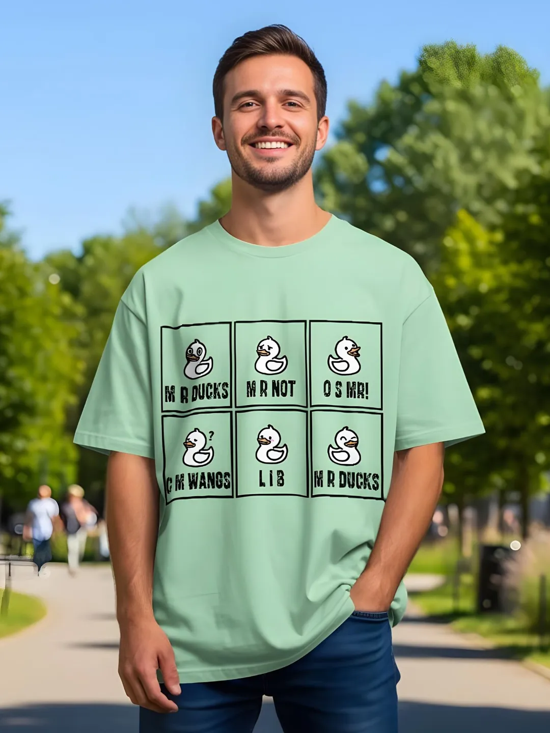 M R Ducks Riddle Picture Funny Ducks Meme Language PNG SVG MR Ducks Text Art Viral Duck Quote ...
