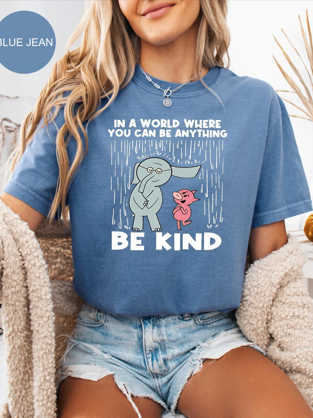 Comfort Colors® Be Kind Shirt, In A World Where You Can Be Anything Be Kind Shirt, Kindness T-shirt, Inspirational Shirt, Cute Gift for Her