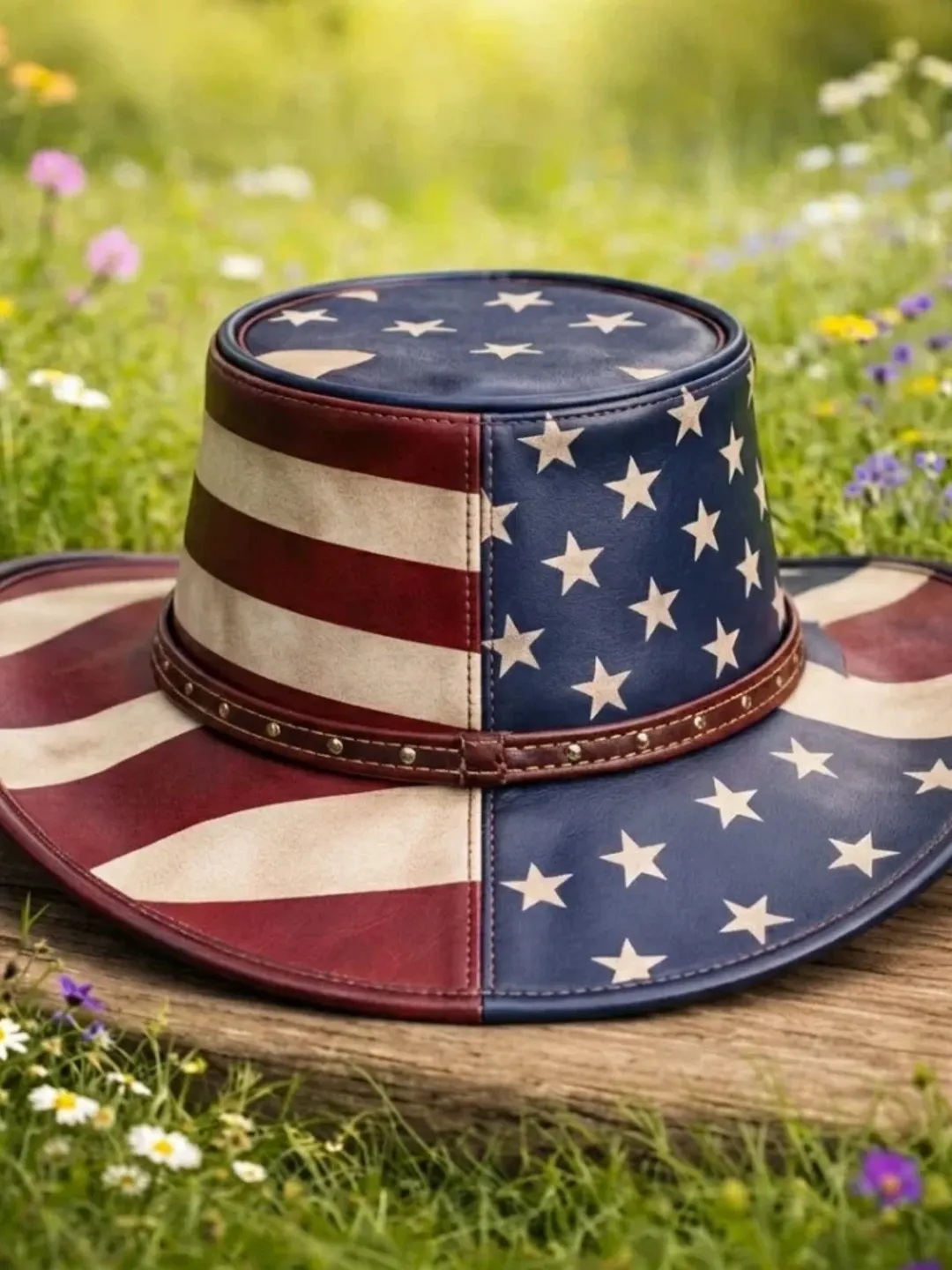 American Flag Cowboy Hat | Patriotic Western Rodeo Hat