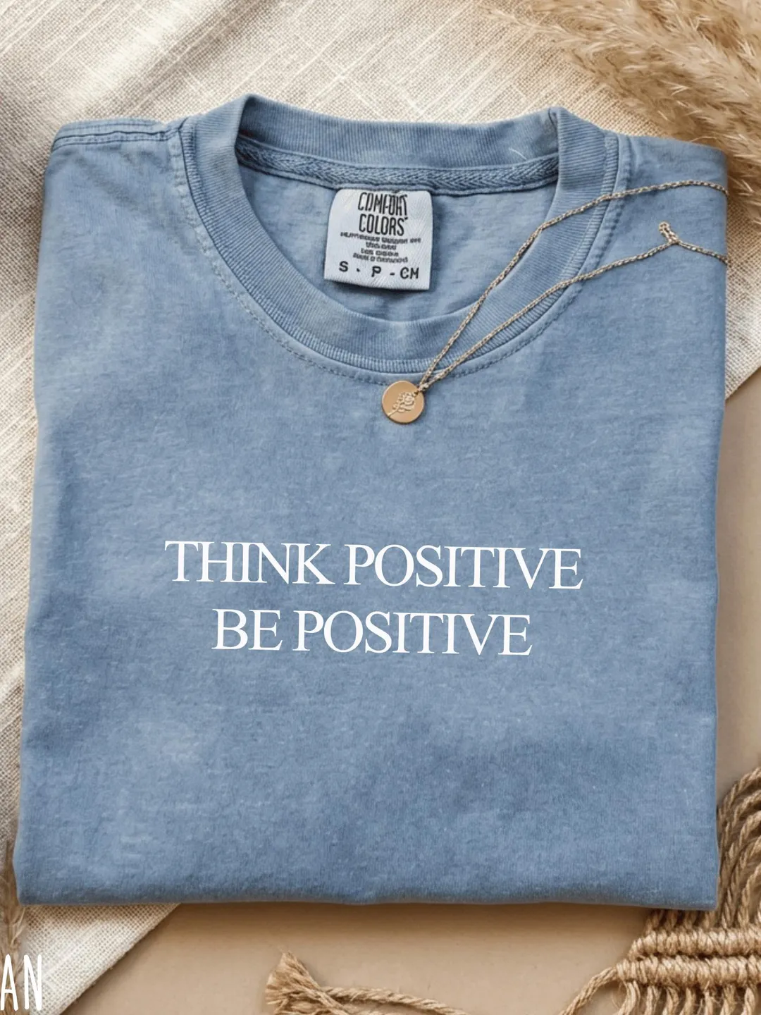 Think Positive Shirt Positive Mindset Inspirational Quote Comfort Colors® T-Shirt