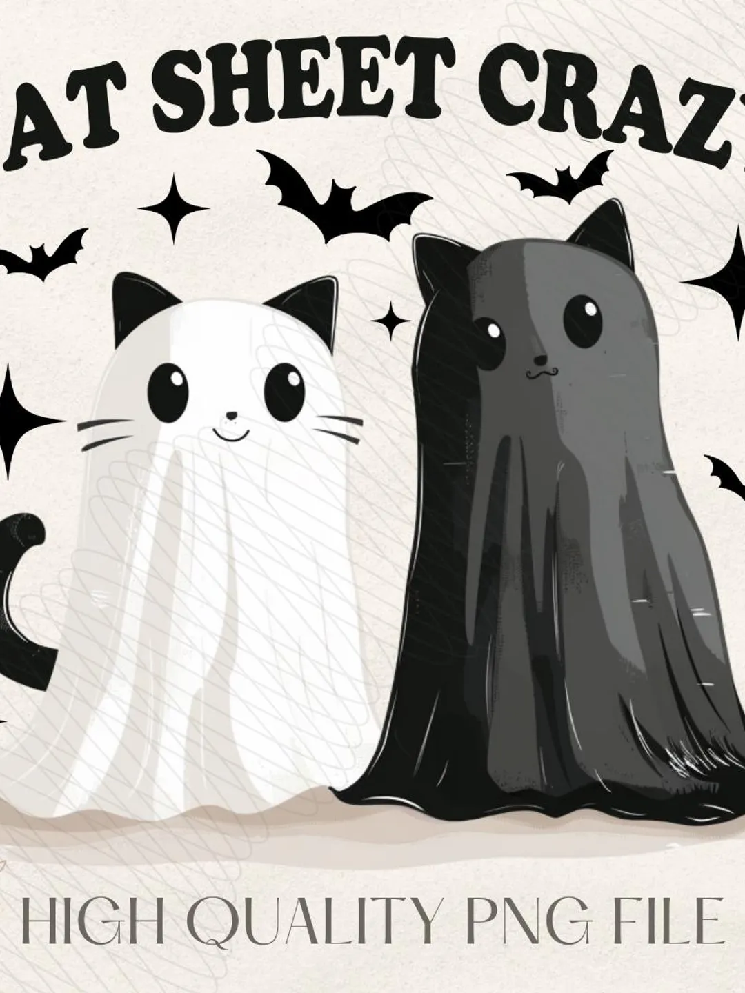 Black Cat Halloween Png, Ghost Cat Png, Halloween Png, Halloween Cat Shirt, Fall Png, Retro Halloween Png,Spooky Season Png,Funny Halloween