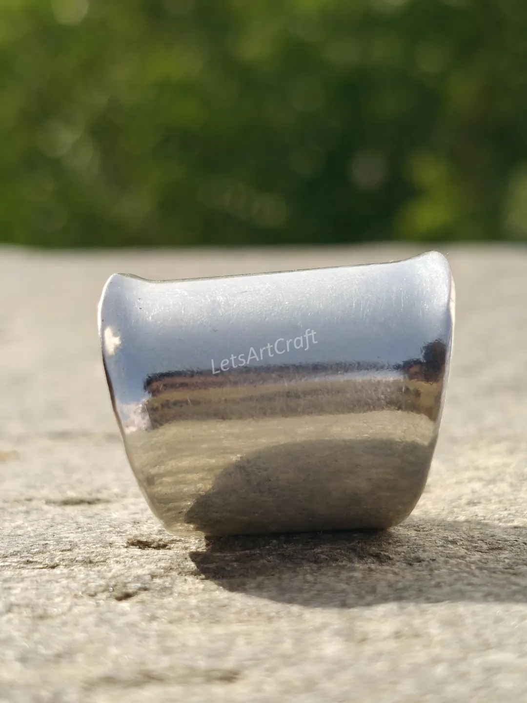 Handmade Chunky Sterling Silver Band Ring, Boho Statement Jewelry