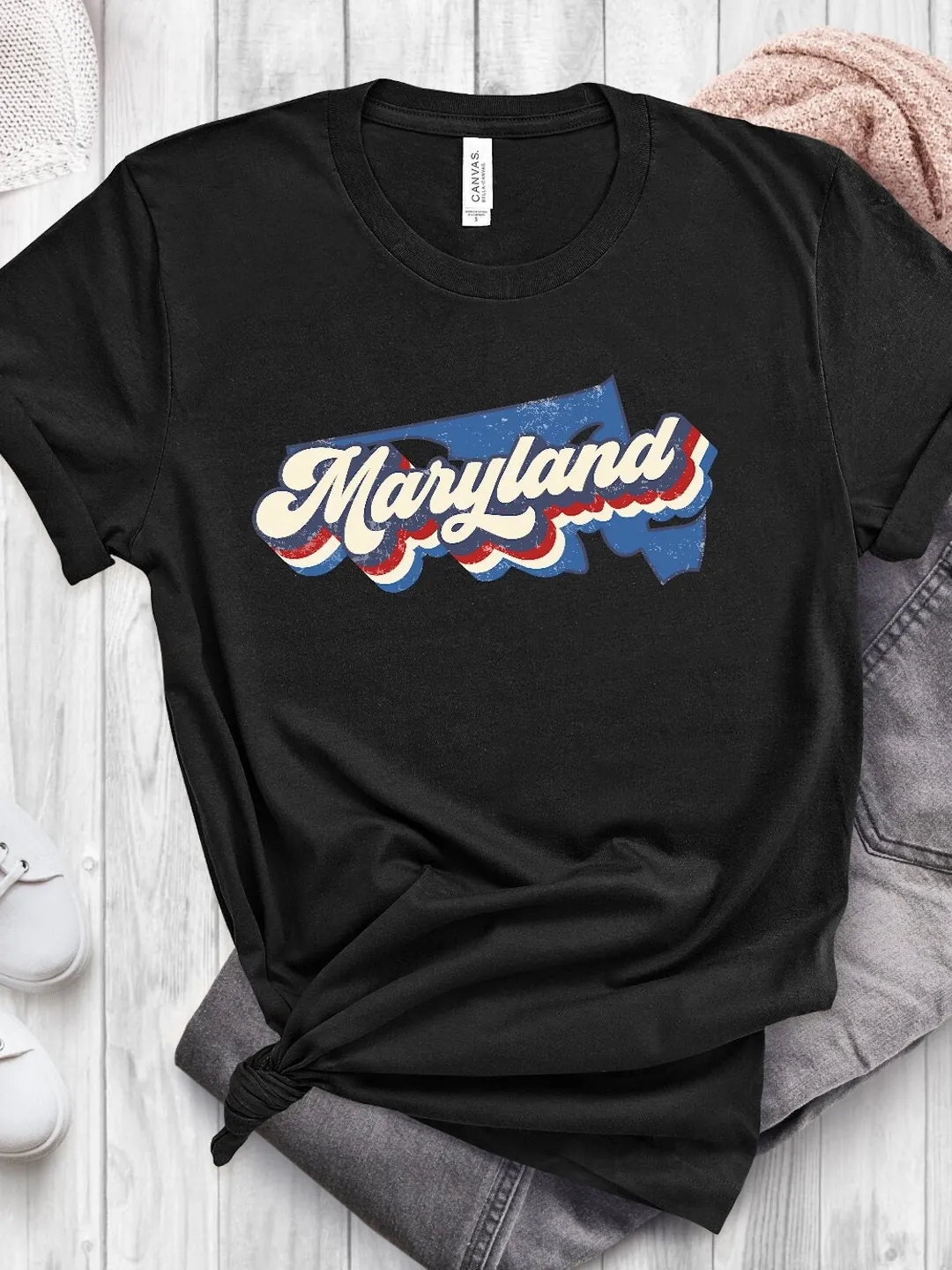 Vintage Maryland T-Shirt: Maryland Pride Fan Shirt