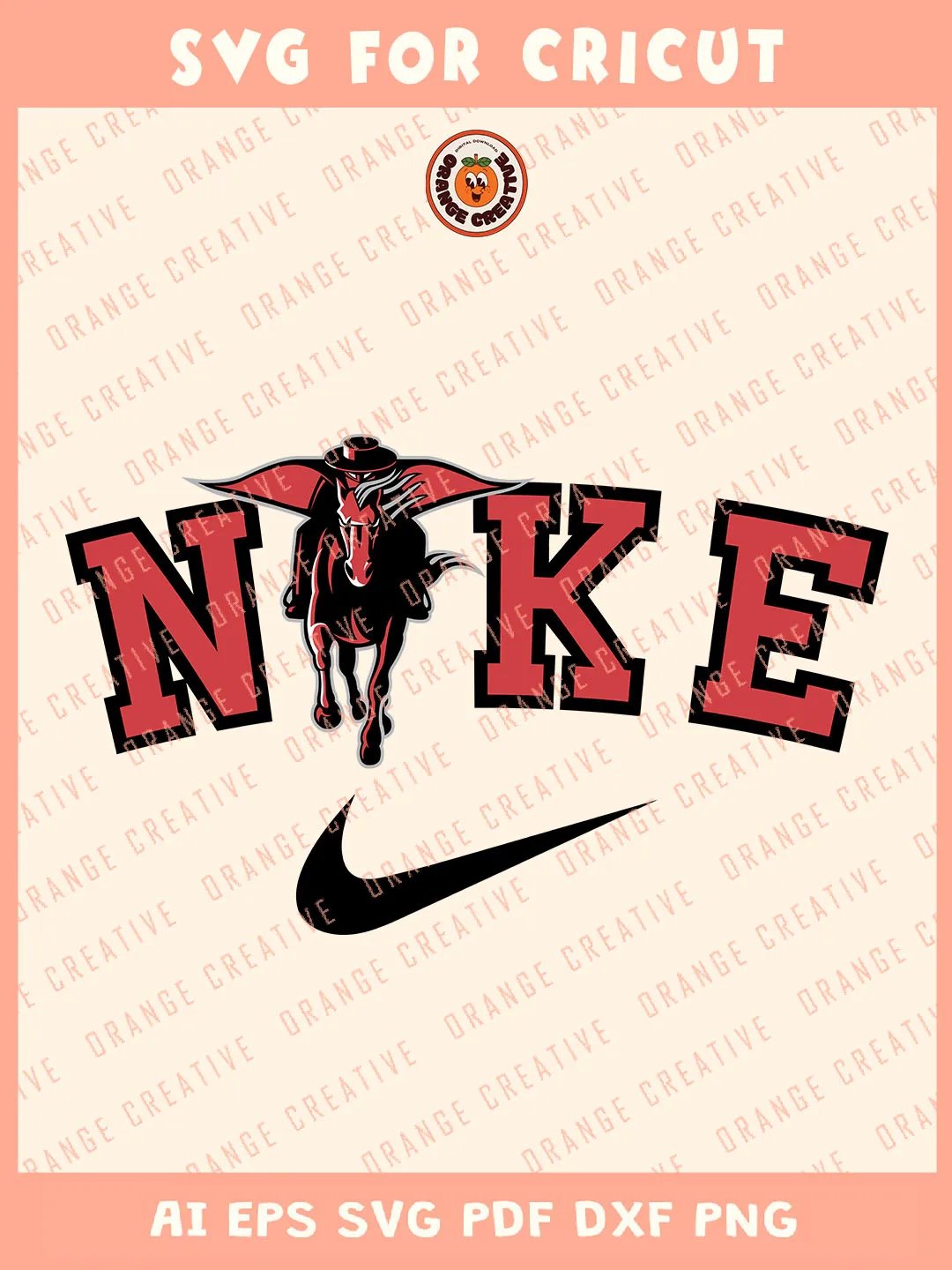 Ni.kee Texas Tech Red Raiders Svg, NCAA College Football Team Svg, NCAA ...