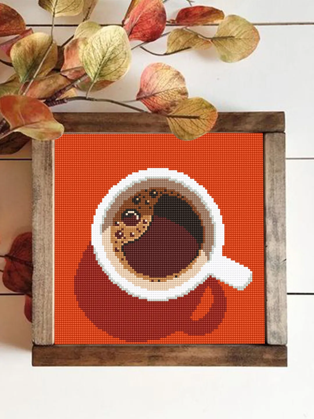 Coffee cross stitch pattern PDF download Kitchen cross stitch chart ...