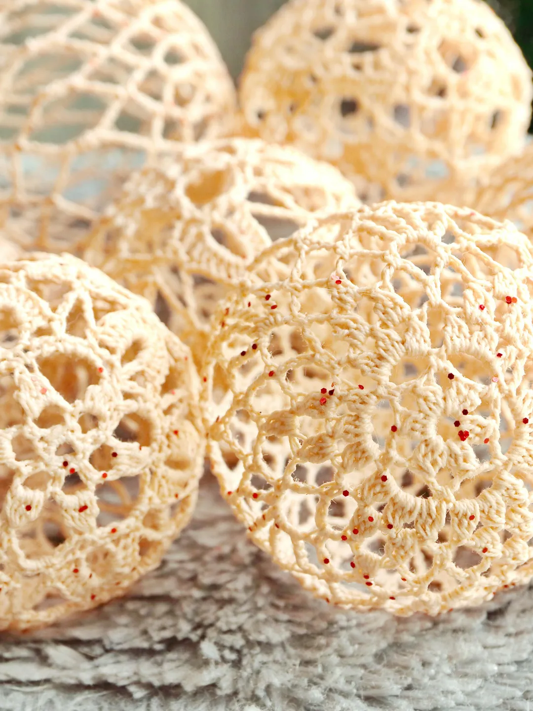 Crochet Lace Bauble Pattern, 3D Sphere Wedding Ornament (PDF Pattern)