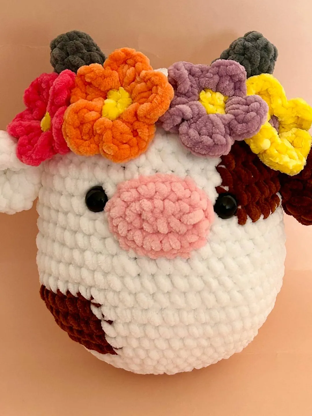 Crochet cow pattern Amigurumi squishy cow pattern Crochet easy cow tutorial