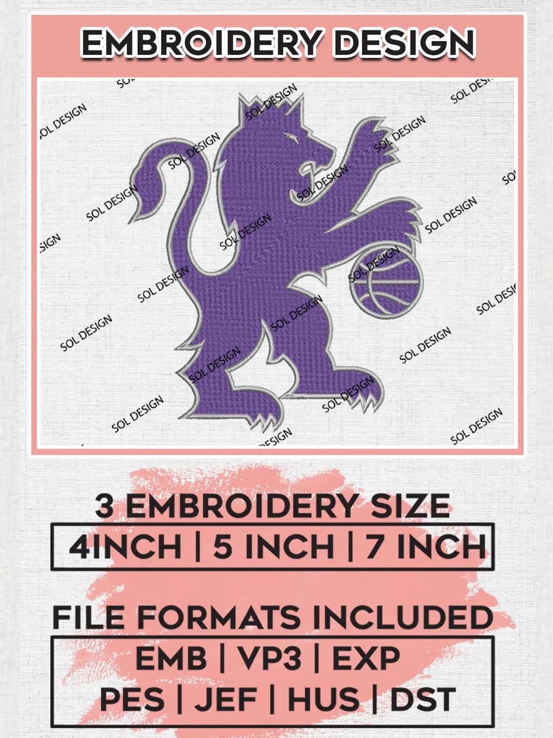 Sacramento Kings Embroidery Designs, NBA Kings Embroidery Files, NBA Machine Embroidery Designs, NBA Embroidery Design Machine Embroidery Pattern, Digital Download
