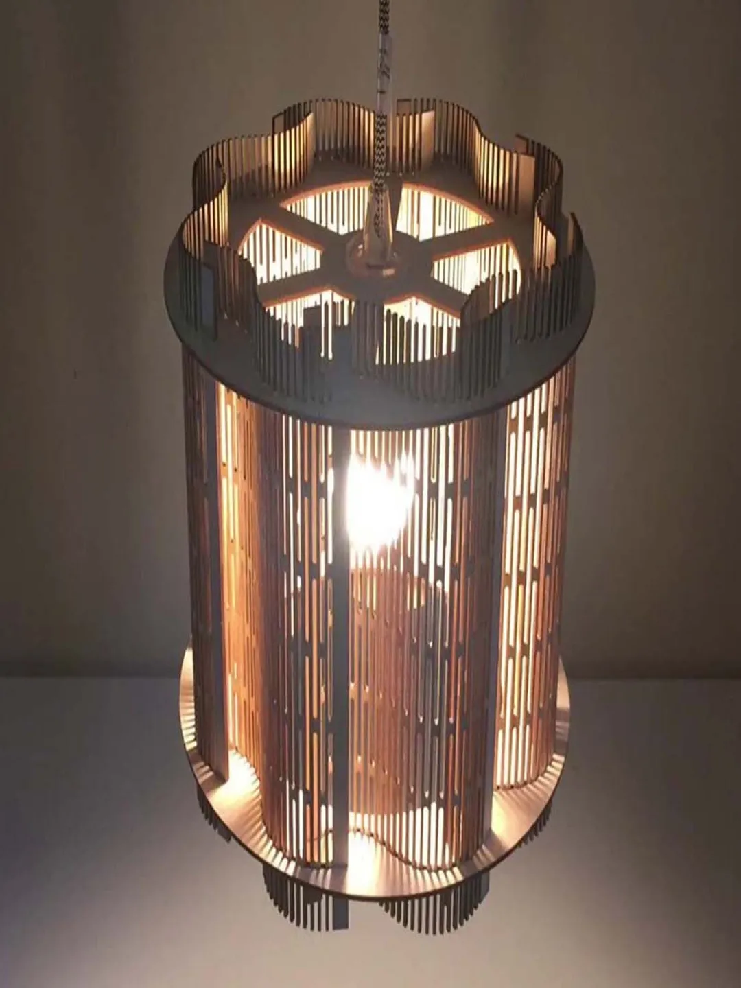 Digital Template Cnc Router Files Cnc Lamp Files for Wood Laser Cut Pattern