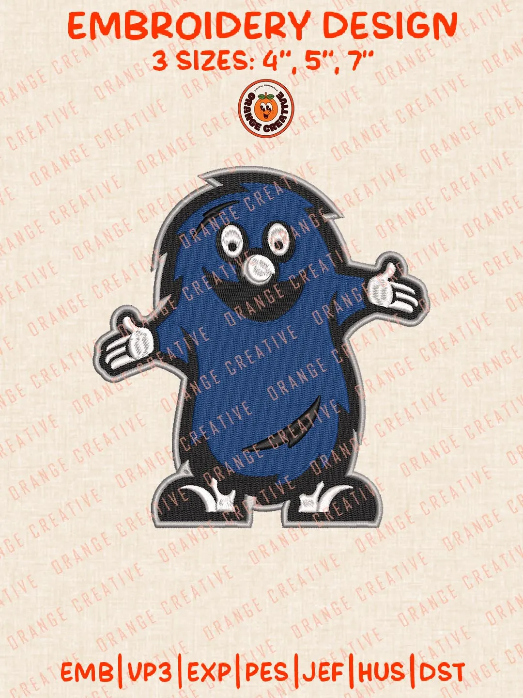 Xavier Musketeers Mascot Embroidery Design, NCAA Team Logo Embroidery Design, Machine Embroidery Design File, 4 Sizes, Custom Size, Digital Download