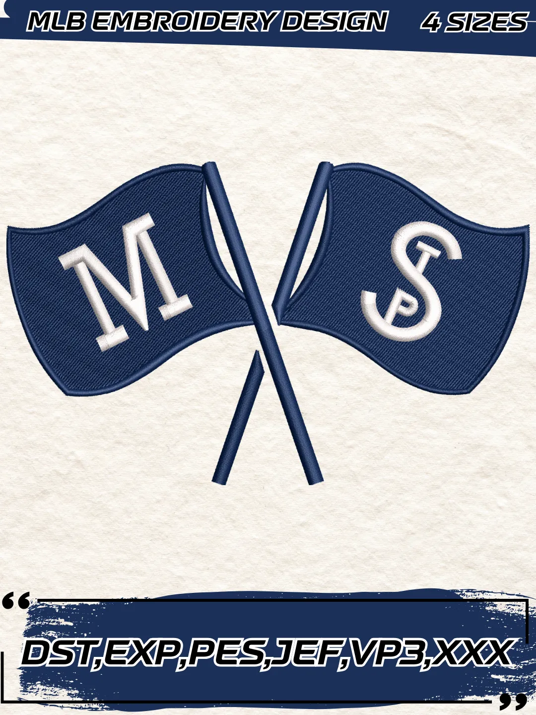 Minnesota Baseball Embroidery Design - Alternate Logo - Machine Embroidery File