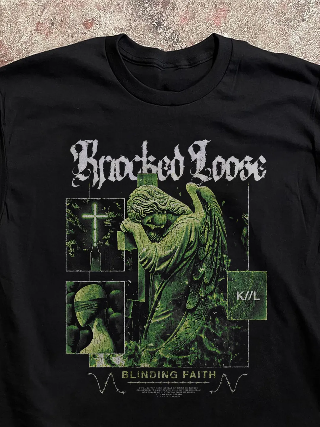 Knocked Loose Blinding Faith Metalcore Band T-Shirt Graphic Tee Merch